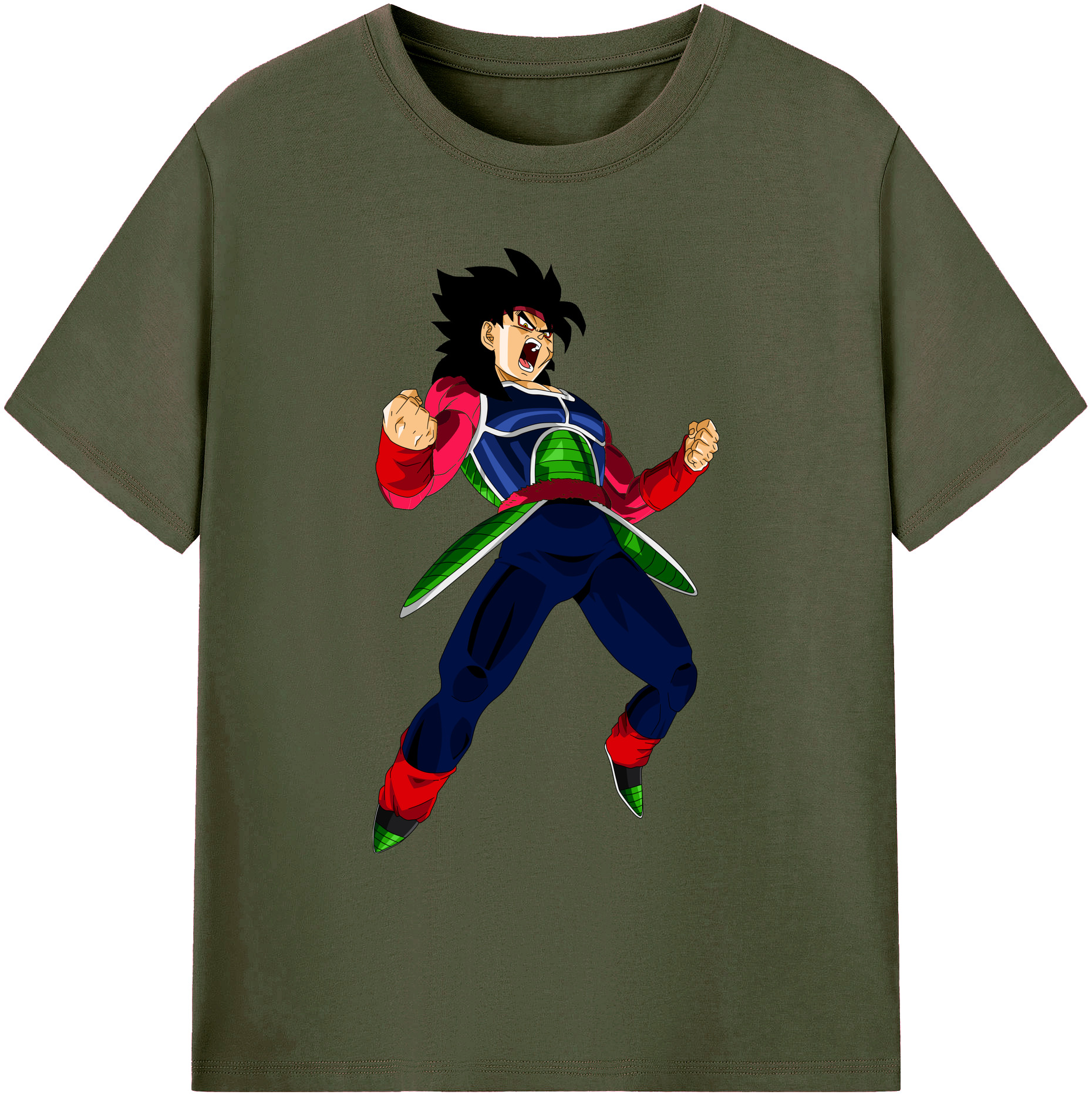 （画像用） ドラゴンボール バーダック DRAGON BALL Burdock 綿100％ メンズ半袖Tシャツ｜肌触りやわらか＆通気性